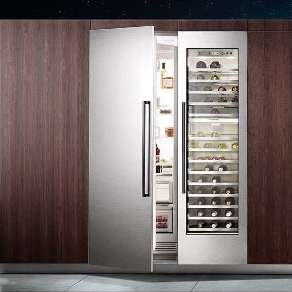 built-in wine fridge