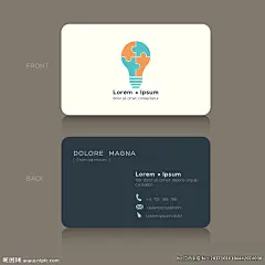 数字高级名片设计创意名片图片