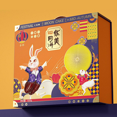刚奇创变x华美食品丨2022中秋月饼礼盒
