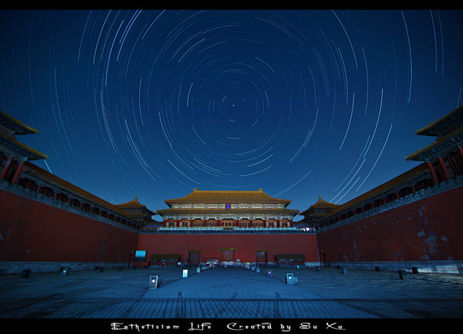故宫星夜
