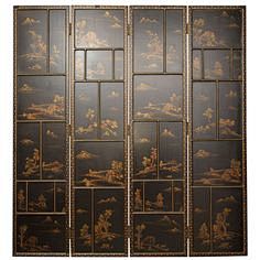 Chinese Lacquer Pane...