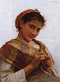 法国威廉·阿道夫·布格罗(William-Adolphe Bouguereau)油画作品
