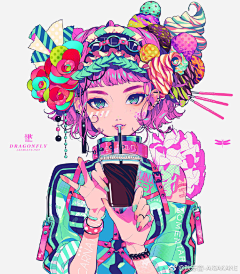 梦醒见鲸采集到画师  秋赤音