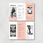Business trifold brochure template Free Vector
