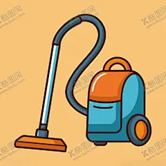 图标风格的吸尘器 【酷图网】吸尘器,吸尘器素材,吸尘器插图,矢量吸尘器,图标风格,矢量图,插图,海报,广告素材,生活用品