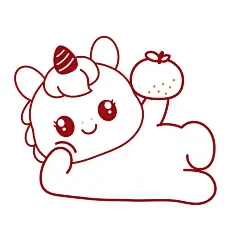 马宝宝表情包卡通插画线稿72-29