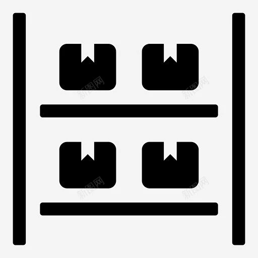 库存集装箱仓库图标 UI图标 设计图片 免费下载 页面网页 平面电商 创意素材-花瓣网