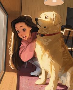 书婷环五采集到插画