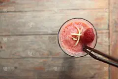 无酒精鸡尾酒,草莓,荔枝,水平画幅,水果,无人,鸡尾酒,夏天,户外,冰