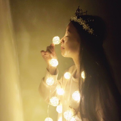 2016最新款影楼婚纱摄影道具夜景拍摄装饰2米藤球灯串节日LED灯-淘宝网