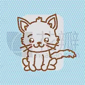 白色背景,卡通,传统,数码图形,动物,春天,儿童,剪影