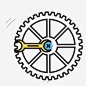 卡通扳手和齿轮简图 免费下载 页面网页 平面电商 创意素材