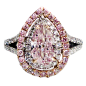 Outstanding Natural Pink Diamond Ring粉色钻石戒指