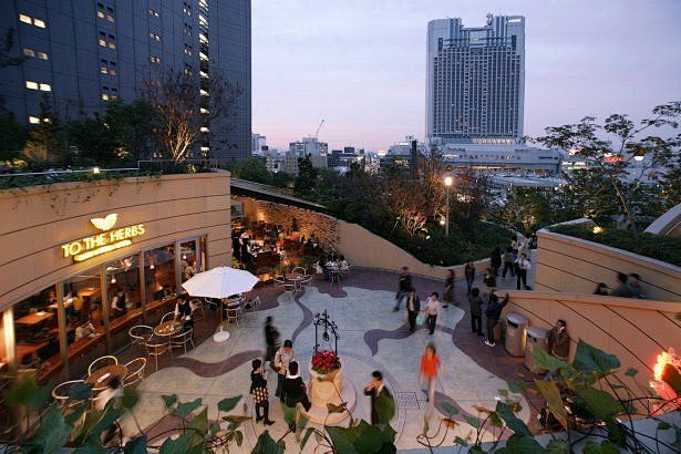 Rooftop garden Namba...