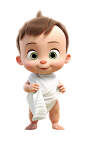 3D男婴免抠