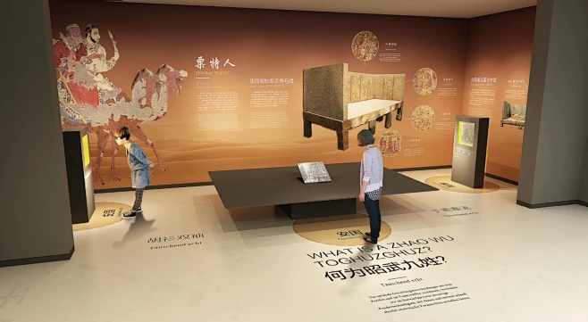 以“碑”为主题的文化展厅设计 | 作品分...