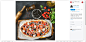 Pizza with tomatoes, mozzarella cheese, black olives, onion and tomato sauce, top view / 500px