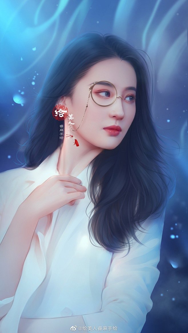 绘美人手绘#刘亦菲