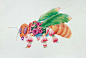 舒展《昆虫记—蜜蜂》-舒展SZ__涂鸦王国插画