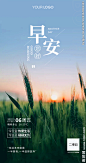 企业励志早安图海报 