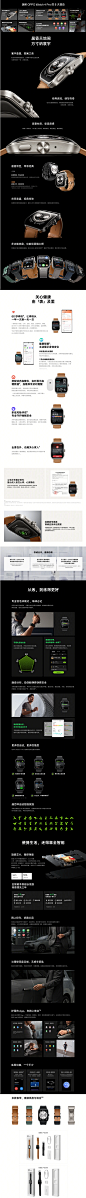 OPPO Watch 4 Pro 全智能手表 极夜黑 氟橡胶表带款