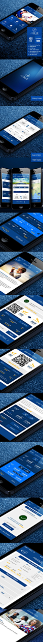 AirBlue - Flight Ticket Booking App by fida khattak, via Behance