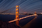 Stars Over San Francisco And the Golden Gate Bridge