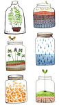 by Golly Bard... inspiration for my mason jar tattoo, there could be a whole image/scene inside the jar.