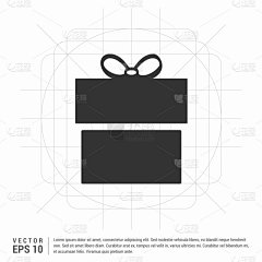 包装纸,计算机图标,华丽的,事件,周年纪念,礼物,问候,爱,剪影