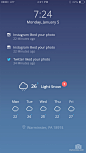 iOS Lock Screen ConceptUI设计作品APP设计app界面首页素材资源模板下载