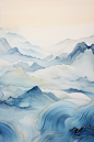 竹叶竹林微缩建筑古风山水风景壁纸