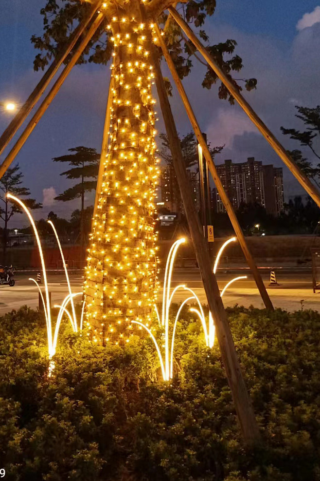 LED户外景观芦苇灯 亚克力汽泡芦苇灯商...