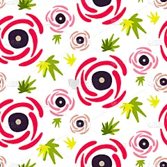 牡丹,粉色,花纹,四方连续纹样,纺织品,壁纸,现代,装饰物,绘制,花