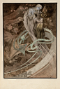 From Alphonse Mucha's "Le Pater".
