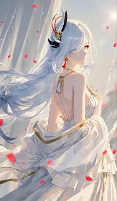 原神壁纸｜角色背影 轻纱