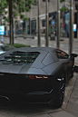 Matte Black Aventador