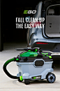 From muddy footsteps on the carpet, to dog hair on the back seat, the EGO 9 Gallon Wet/Dry Vacuum cleans up all your fall dirt and spills. The industry's most powerful cordless wet-dry vac, its brushless motor delivers 110 CFM of super-powerful suction. W