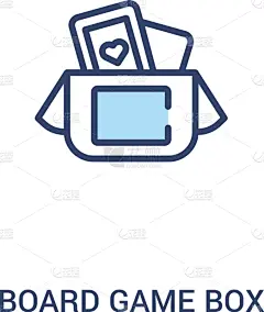 盒子,数字2,线条,概念,棋盘游戏,极简构图,图标,商务,矢量,收集