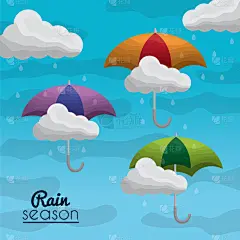 夏天,季节,雨,湿,传单,云,天气,自然美,暴风雨,复古