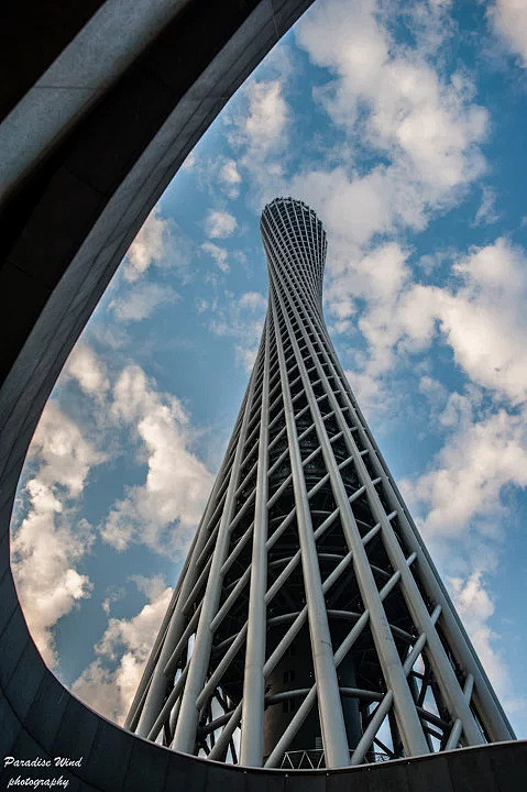 一个被以往的角度广州塔br