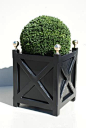 Wood planters | Accents of France - Treillage: 