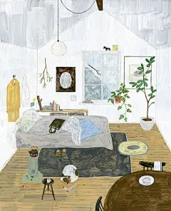 原创手工博文: 淡雅而清新的插画，来自日本插画师小池 ふみ（Fumi Koike）- 手工客，手工分享生活社区