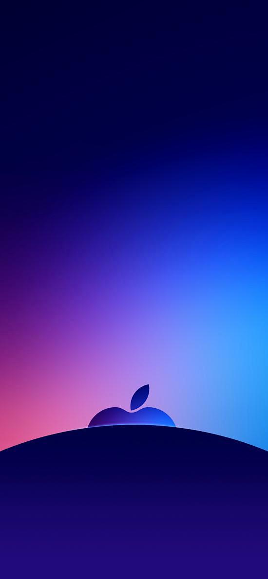 苹果logo品牌商标渐变