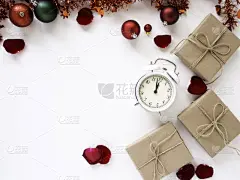 华丽的,贺卡,食品,泰国,乡村风格,植物,节日,圣诞树,木制