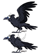Jimmy the Crow by DaemonScratches Crow design that I had submitted for work, but didn’t go through.  I got carried away with details and birb anatomy, so he’s off-style.  I do that sometimes.  THEREFORE, I’ve adopted him.  His name shall be… Jimmy  ;)  JI