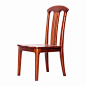 全实木餐椅 简约现代 中国风 新中式家具 可定制白茬 白坯椅子 