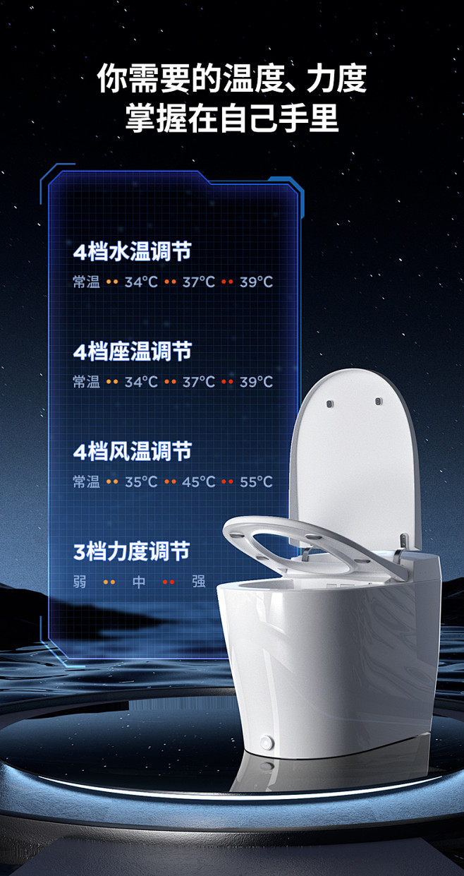 西屋全自动智能马桶无水压限制一体式多功能...