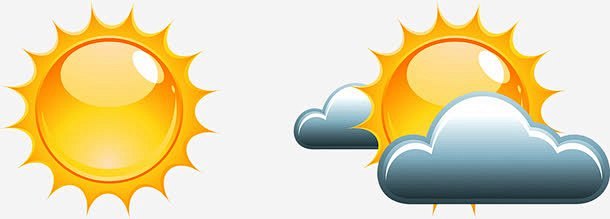 天气预报晴天图标