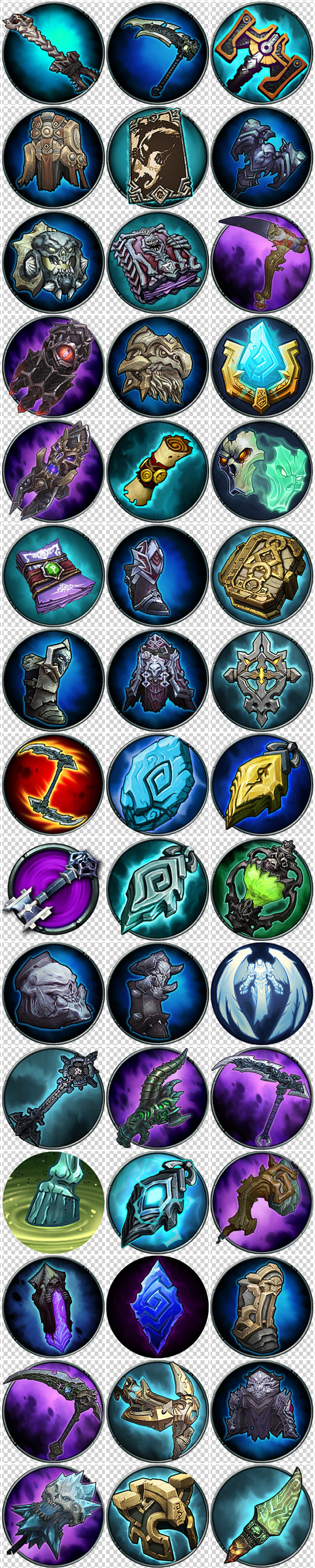 暗黑血统 欧式装备 物品 武器 icon...