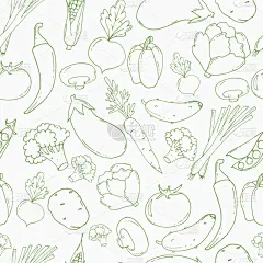 蔬菜,动物手,四方连续纹样,巨大的,素食,菜单,清新,环境,绘制,烹调